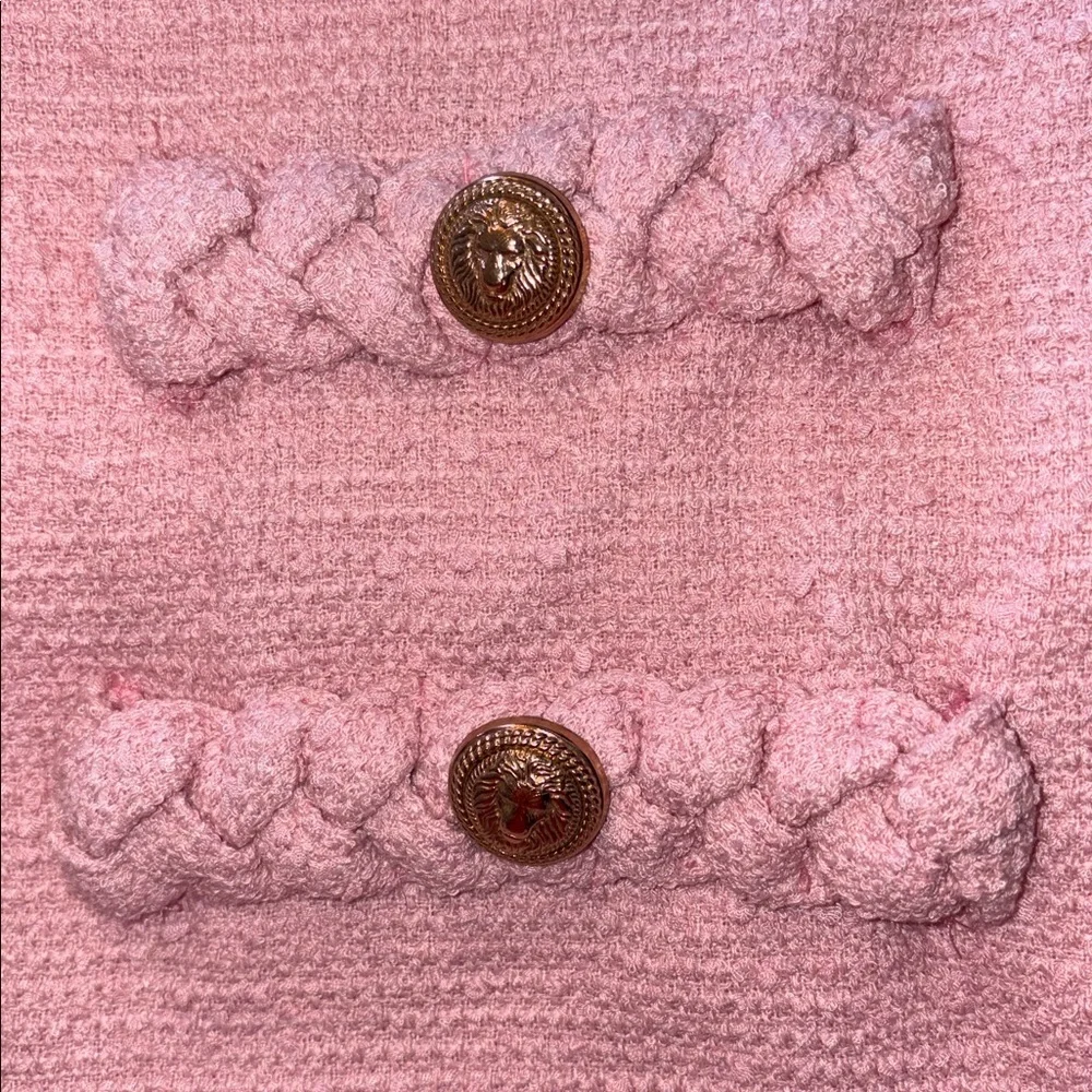 Tuckernuck Blossom Pink Tweed Jackie Dress Size XXL NWT - Picture 8 of 11